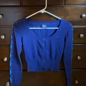 Le Tigre blue semi-crop sweater